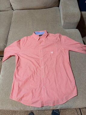 Chaps Men's Coral Button-Down Shirt
